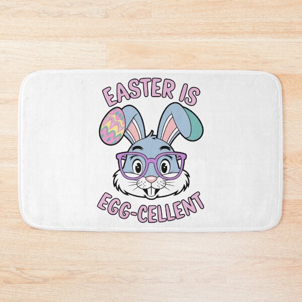 Item preview, Easter Is Egg-Cellent – Cute Bunny with Glasses Funny Easter Design designed and sold by SvgCraft.