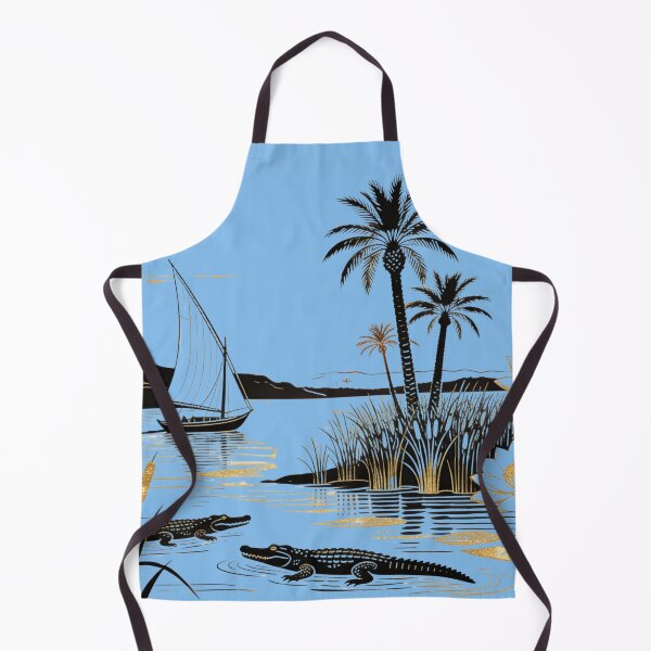 Item preview, River Landscape Illustration with Sailboat designed and sold by Eye Of Horus.