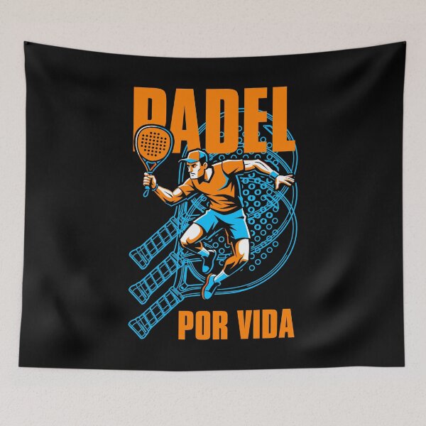 Item preview, Padel Tennis Por Vida Forever Funny Spanish Player Graphic designed and sold by GrandeDuc.