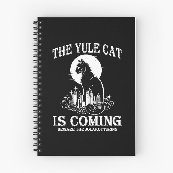 Item preview, The Yule Cat Jolakotturinn Christmas Cat Holiday Solstice Yule Icelandic Folklore Dark Academia designed and sold by GesanoSchuza.