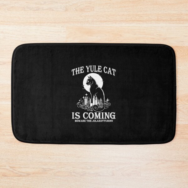 Item preview, The Yule Cat Jolakotturinn Christmas Cat Holiday Solstice Yule Icelandic Folklore Dark Academia designed and sold by GesanoSchuza.