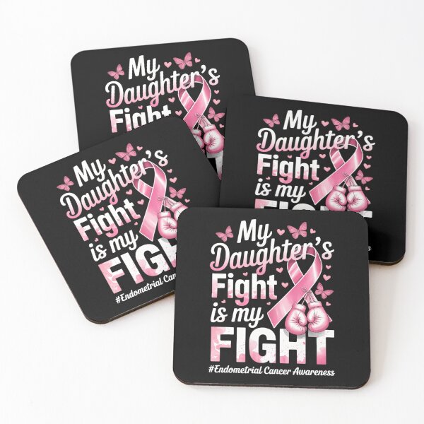 Item preview, Peach Ribbon Daughter Endometrial Cancer Awareness designed and sold by IdunayaStore.