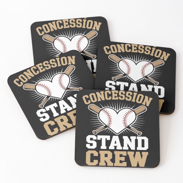 Item preview, Concession Stand Crew Baseball Game Snack Food Fan Coach designed and sold by BlueCreator-inc.