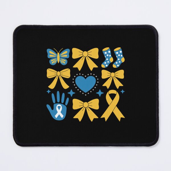 Item preview, Coquette Bow Trisomy 21 Down Syndrome Awareness Girls Kids designed and sold by catsdothingz.