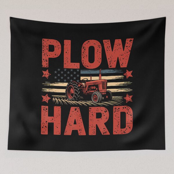Item preview, Vintage Plow Hard Farming Farmer Life Dad Grandpa Tractor designed and sold by huftyfnruppe.