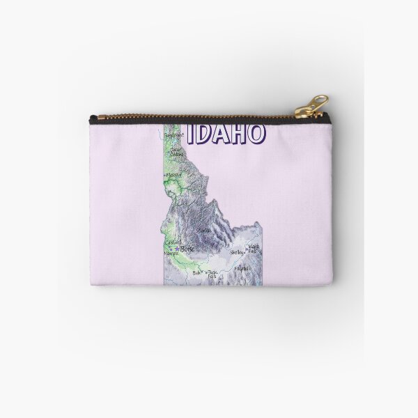 Item preview, Idaho State Topographic Map - Artistic Nature Style designed and sold by mashmosh.