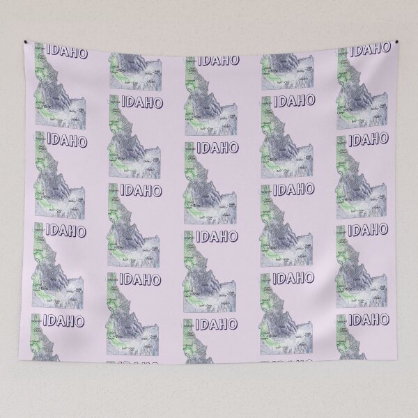 Item preview, Idaho State Topographic Map - Artistic Nature Style designed and sold by mashmosh.