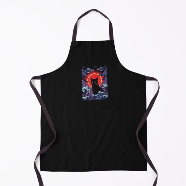Item preview, Samurai Wave Cat – Dark Japanese Aesthetic  designed and sold by yaginoie.