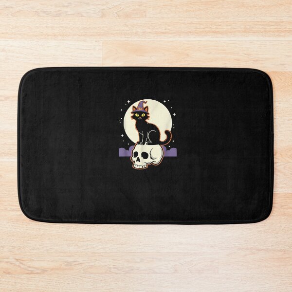 Item preview, Spooky Cute Witch Cat – Moonlight Art  designed and sold by yaginoie.