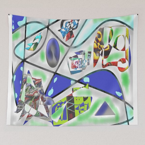 Item preview, symbols 3 geometric abstract colorful design designed and sold by SmashingDeals.