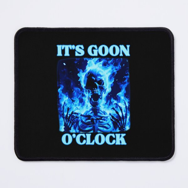Item preview, It's Goon O'clock Flaming Skeleton designed and sold by thalloathiew.
