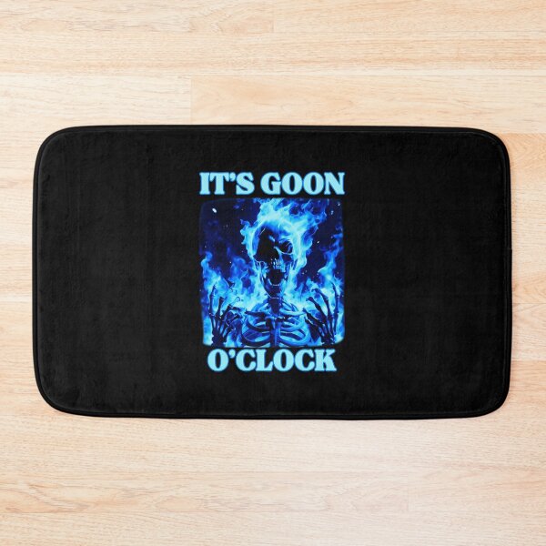 Item preview, It's Goon O'clock Flaming Skeleton  designed and sold by thalloathiew.