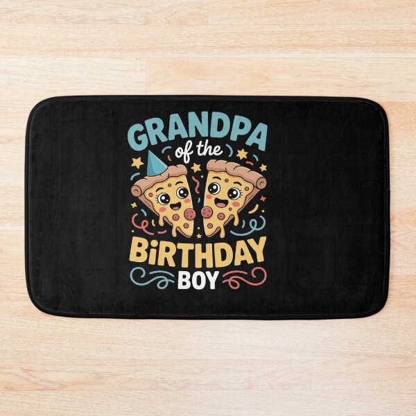 Item preview, Cute Pizza Characters Grandpa Of The Birthday Pizza A Boy designed and sold by catsdothingz.