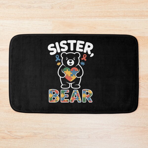 Item preview, Cute Sister Bear Autism Awareness Autistic Family Lover designed and sold by catsdothingz.