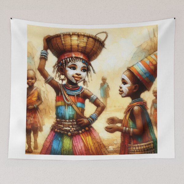 Item preview, African Kids designed and sold by Beyondnote-Art.