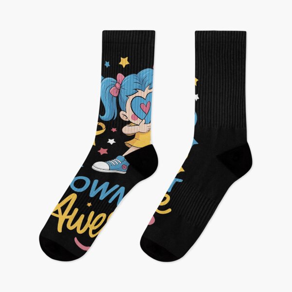 Item preview, Down Syndrome Awareness Day Down Right Awesome Girls Women designed and sold by catsdothingz.