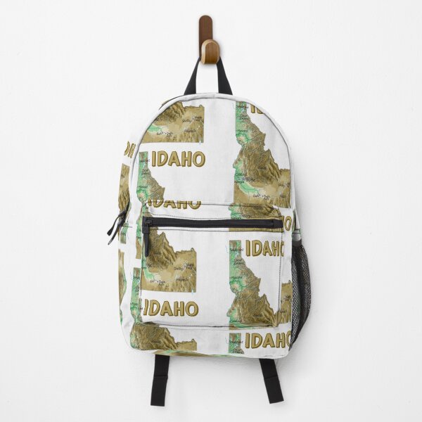 Item preview, Idaho State Map - Vintage Topographic Style designed and sold by mashmosh.