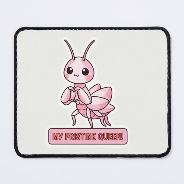 Item preview, Kawaii Pink Orchid Mantis My Pristine Queen Valentine Sticker designed and sold by arup7980.