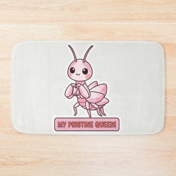 Item preview, Kawaii Pink Orchid Mantis My Pristine Queen Valentine Sticker designed and sold by arup7980.