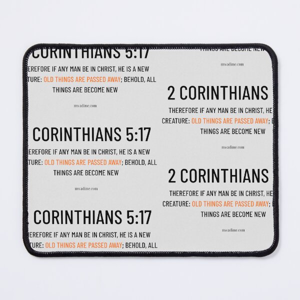 Item preview, OLD THINGS ARE PASSED AWAY BIBLE VERSE designed and sold by LYFSTYLE.GEMS.