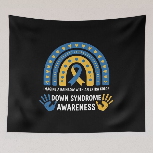 Item preview, Down Syndrome Awareness Imagine a Rainbow designed and sold by catsdothingz.