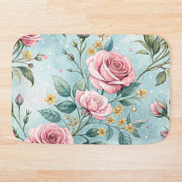 Item preview, Jardín de rosas vintage: Estampado floral de acuarela en rosa suave | Lámina artística romántica y elegante designed and sold by CHRONIN.