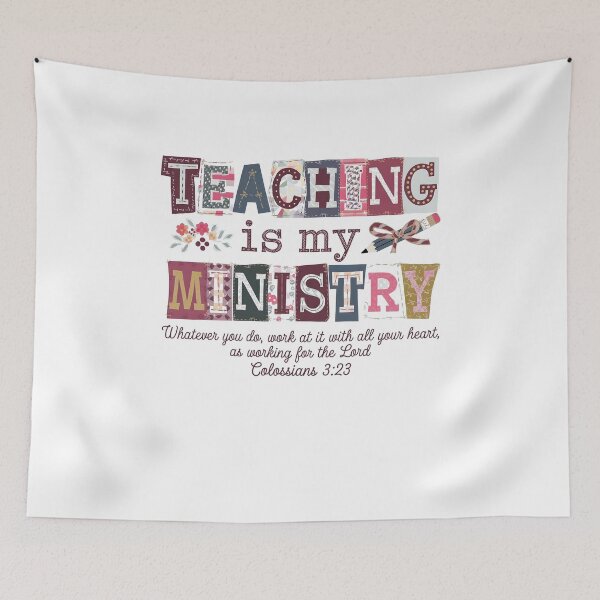 Item preview, Teaching is My Ministry designed and sold by Benjaminerickso.
