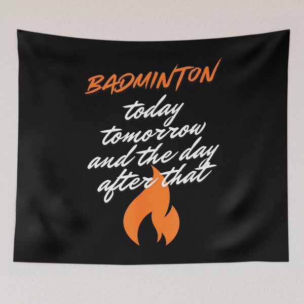 Item preview, Badminton Today Tomorrow Day After Racket Shuttlecock designed and sold by huftyfnruppe.