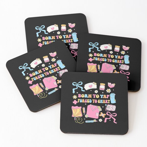 Item preview, Funny Born To Yap Forced To Chart Er Nurses designed and sold by godreyimmzzg.