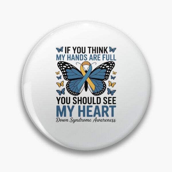 Item preview, Down Syndrome Awareness Ribbon Butterfly Mom SPED Teacher Men Women Kids designed and sold by catsdothingz.