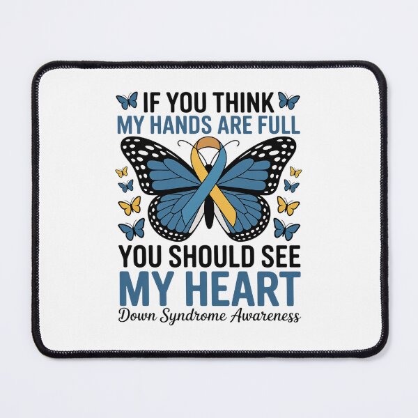 Item preview, Down Syndrome Awareness Ribbon Butterfly Mom SPED Teacher Men Women Kids designed and sold by catsdothingz.