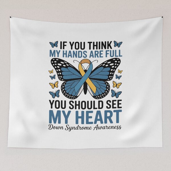 Item preview, Down Syndrome Awareness Ribbon Butterfly Mom SPED Teacher Men Women Kids designed and sold by catsdothingz.