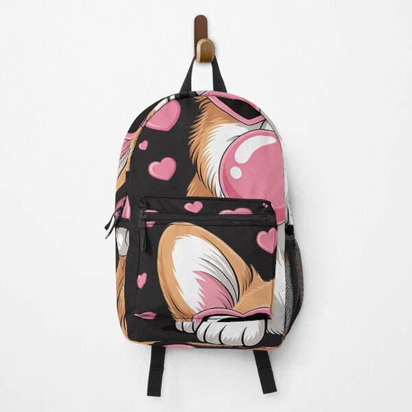 Item preview, Corgi Dog Blowing Pink Bubble Gum Cute Hearts designed and sold by BlueCreator-inc.