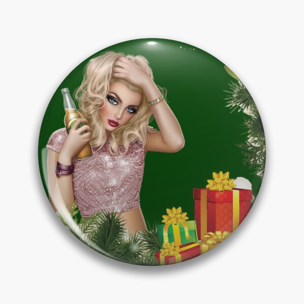Item preview, Holiday Aesthetic Vixen Girl – Dark Aesthetic Christmas Vibes, Holiday Aesthetic art | Nyota designed and sold by GraphixKing999.