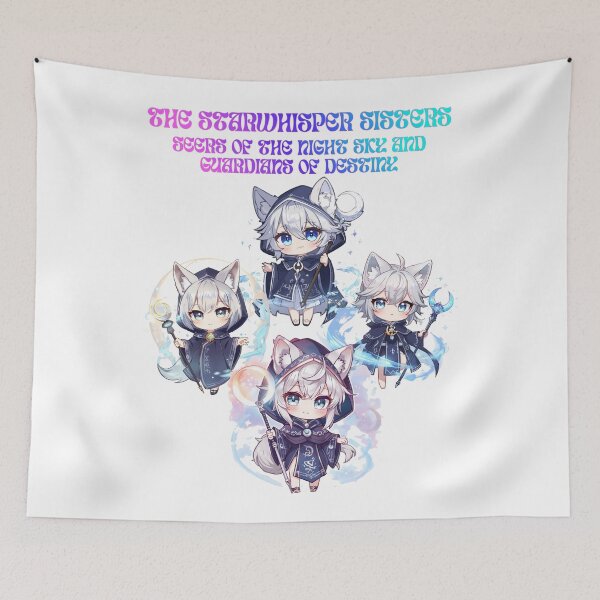 Item preview, The Starwhisper Sisters – Voices of the Night Sky | Seers of Destiny in Monzora designed and sold by Monzora.