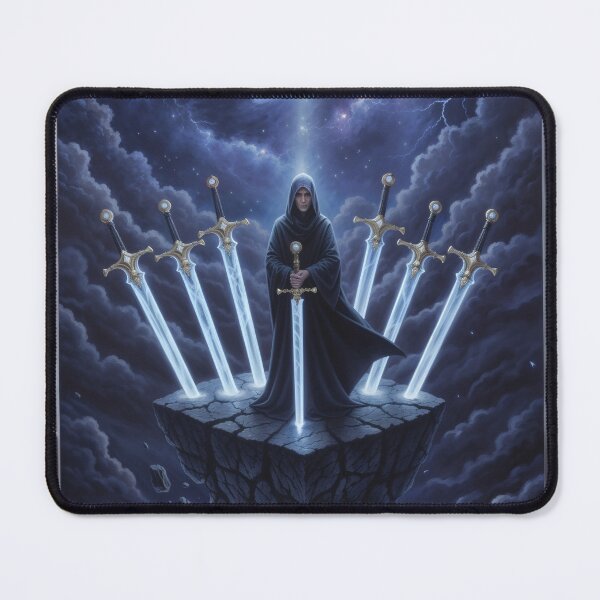 Item preview, Seven of Swords - Cosmic Tarot Edition designed and sold by KYOFRAME.