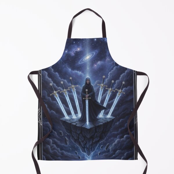 Item preview, Seven of Swords - Cosmic Tarot Edition designed and sold by KYOFRAME.