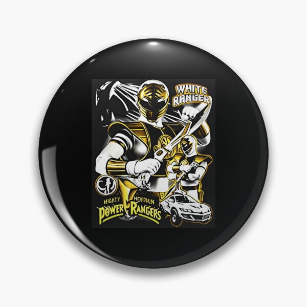 Item preview, White Mighty Morphin Power Rangers  designed and sold by Eboniggins.