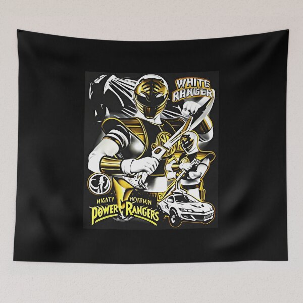 Item preview, White Mighty Morphin Power Rangers  designed and sold by Eboniggins.