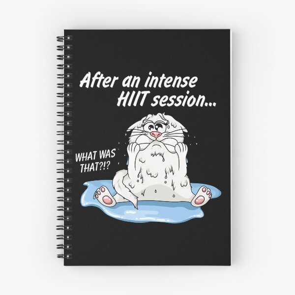 Item preview, Hiit Fitness Training Shocked Cat Cartoon designed and sold by nfrjdcla81.