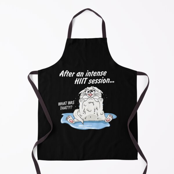 Item preview, Hiit Fitness Training Shocked Cat Cartoon designed and sold by nfrjdcla81.