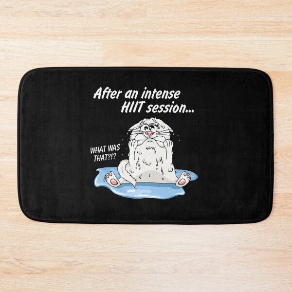 Item preview, Hiit Fitness Training Shocked Cat Cartoon designed and sold by nfrjdcla81.