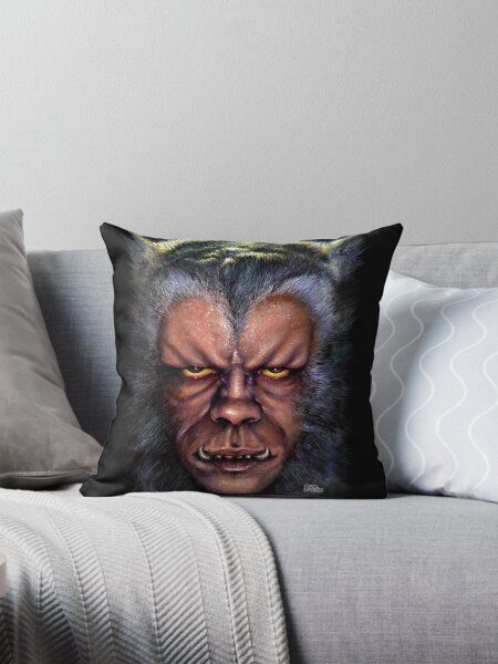 The Werewolf Curse Throw Pillow