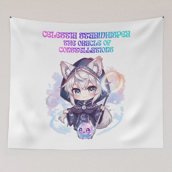 Item preview, Celestia Starwhisper – Oracle of Constellations | Voice of the Night Sky of Monzora designed and sold by Monzora.