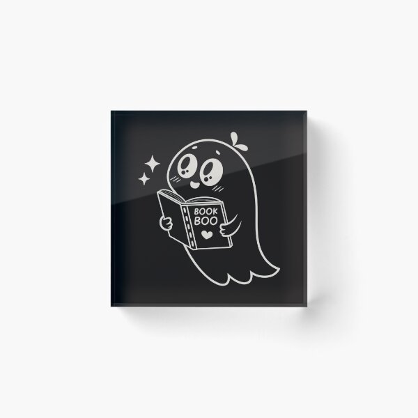 Item preview, Book Boo – Cute Ghost Reading Book Kawaii Aesthetic Design designed and sold by A1MarketDesigne.