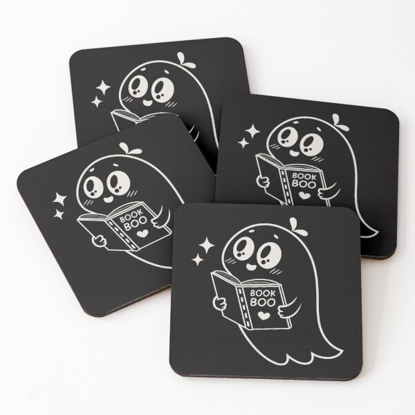 Item preview, Book Boo – Cute Ghost Reading Book Kawaii Aesthetic Design designed and sold by A1MarketDesigne.