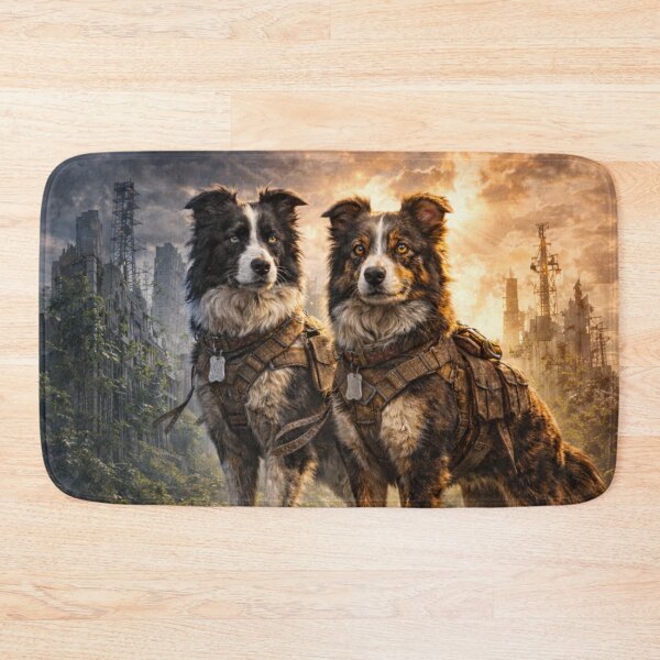 Item preview, Gemini Dog Zodiac Art – Always Watching Survivor Astrology Illustration designed and sold by TroyTheTerrific.