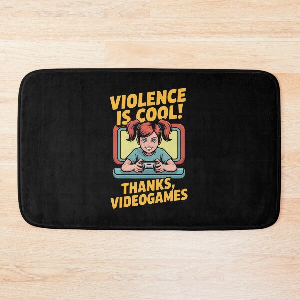 Item preview, Violence Is Cool Thanks Video Games designed and sold by reeneregen.