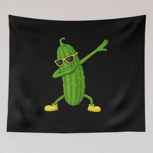 Item preview, Dabbing Pickle Dance Vegan Funny Vegetarian Cucumber Lover designed and sold by godreyimmzzg.