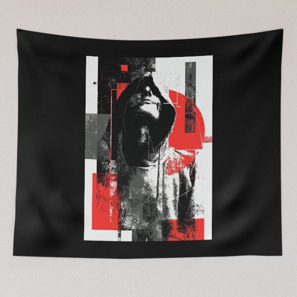 Item preview, Urban Shadow – Abstract Hooded Figure designed and sold by wolfgangrainer.